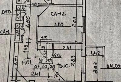 3 camere de vanzare, zona Pacurari - Toma Cozma, Iasi - 1