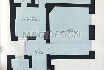 Apartament  2  camere Ultracentral etaj 2 - 8