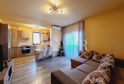 Apartament cu 2 camere semidecomandat, mobilat în Giroc