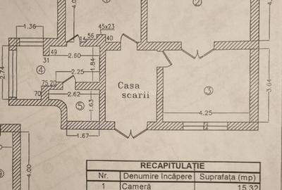 Apartament cu 3 camere semidecomandat în Calea Victoriei