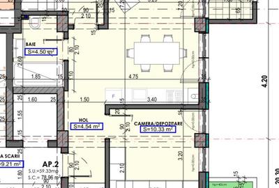 Bulevardul Bratianu  3 camere - 4