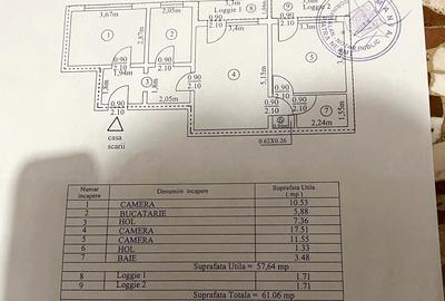 Apartament 3camere echipat complet,boxa, loc parcare, Ultracentral-zona Sc.nr.3 - 18