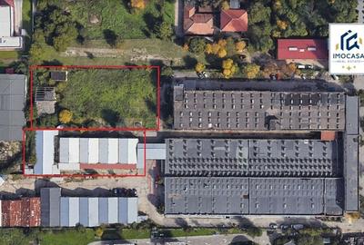 Hale de vanzare, curte betonata, teren generos intravilan, Arad