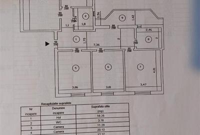 Nicolina, 4 cam decomandat, Etaj 1, 110 mp - 12