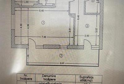 Apartament cu 3 camere decomandat, mobilat în Berceni