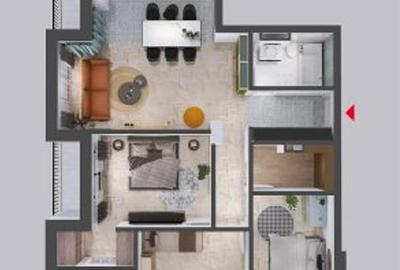 Vanzare apartament 4 camere de LUX bloc nou zona VIVO Floresti - 15