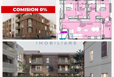 Apartament de vanzare bloc nou, 3 camere, 98mpc, Centru Vechi, comision 0% - 1
