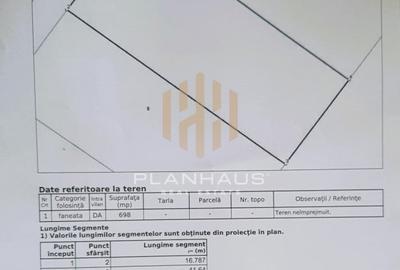 Teren intravilan Cicirlau , 698 mp ,ideal pentru casa - 3