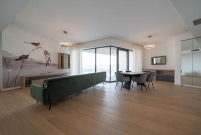 Apartament cu 4 camere semidecomandat, mobilat în Herăstrău