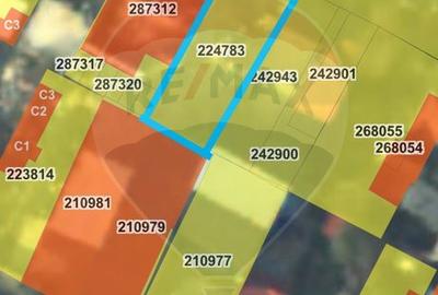 Teren Construcții intravilan de 393 mp, în Chitila
