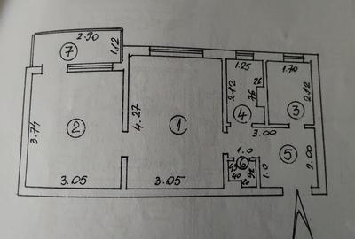 Apartment 2 camere semidecomandat micro 19 - 2