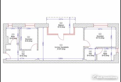 Apartament 3 camere de vanzare in Borhanci, Cluj Napoca - 6