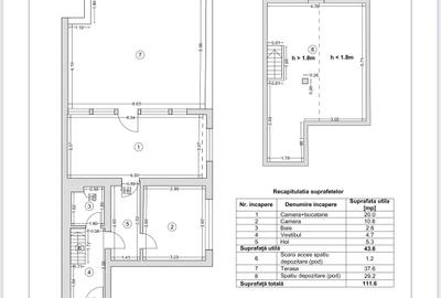 DRUMUL  TABEREI , VALEA  DOFTANEI , APARTAMENT TIP PENTHOUSE - 15