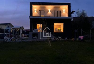 Casa noua mobilata modern 5 camere, 476 mp teren-Cisnadie, Comision 0 - 7