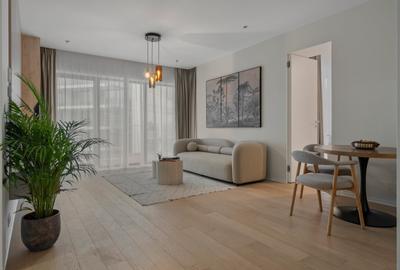 Apartament cu 3 camere decomandat, mobilat în Barbu Văcărescu