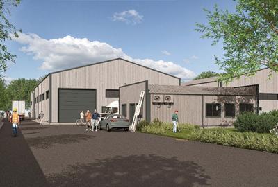 Proprietate industriala noua , 800m2 de hale si 100m2 de birouri - 1