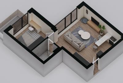 Apartament 2 Camere | 3m Înălțime | Ferestre Floor-to-Ceiling - AVANGARDE FOREST - 17