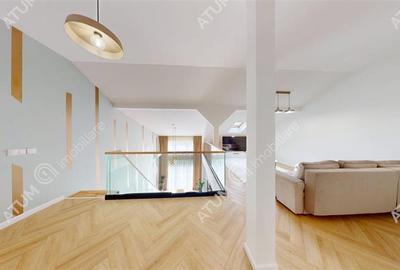 Penthouse 5 camere 3 bai parcare mobilat complet Turnisor Sibiu - 11
