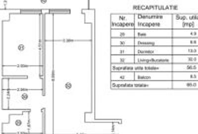 Copou - Apartament 2 camere, 65 mp, Etaj 7 - 2