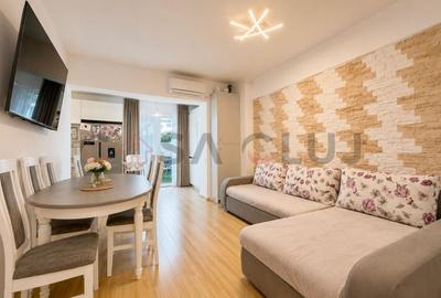 Apartament cu 3 camere semidecomandat, mobilat în Iris