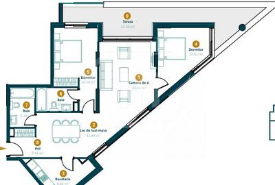 Apartament 4 camere, finisat,  intermediar, parcare, Leroy Merlin, Intre Lacuri - 16