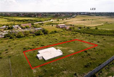 RECO Teren cu fundatie + proiect de casa localitatea Les - 6