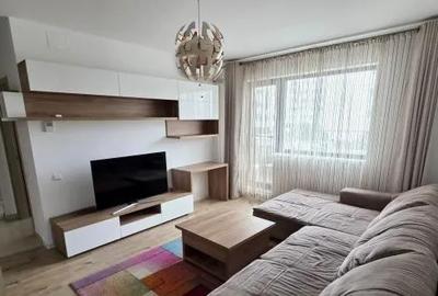 Apartament cu 2 camere semidecomandat, mobilat în Băneasa