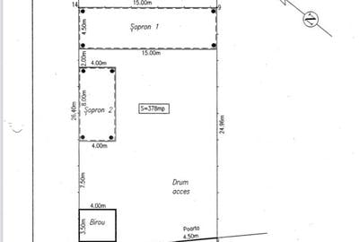 Teren Construcții intravilan de 3516 mp, în Exterior Nord