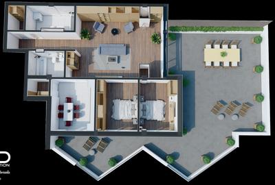 PENTHOUSE 4 CAMERE | 117 MP TERASĂ | SHOPPING CITY SIBIU | Evolution Apartments - 8