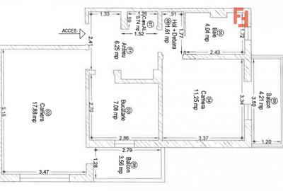 Apartament 2 camere de Vanzare, Decomandat, Micalaca, 2 Balcoane, Comision 0% - 10