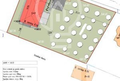 Teren Construcții intravilan de 1122 mp, în Borhanci