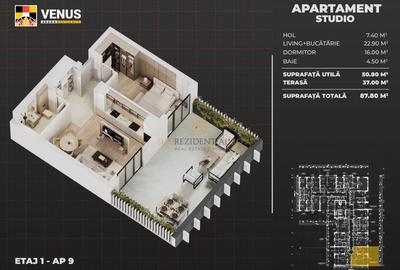 Apartament modern cu 2 camere + terasa generoasa - Aparatorii Patriei - 4