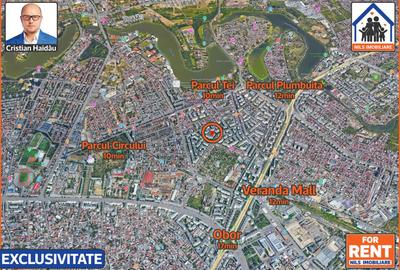 De inchiriat: Apartament 3 camere, 2 bai, balcon | Tei - S2 - 12