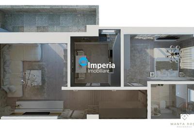 Proiect nou FINALZIAT Continental  Frumoasa, 2 camere decomandat - 11