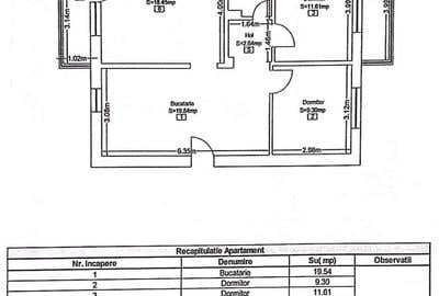 Apartament 3 camere 73 mp Marasti mobilat complet - 11