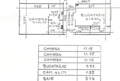Apartament de 3 camere , 67.5 mp, Parter inalt/4,  str. Lunii- Zorilor - 2