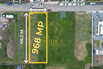 Teren Construcții intravilan de 968 mp, în Dumbrăvița