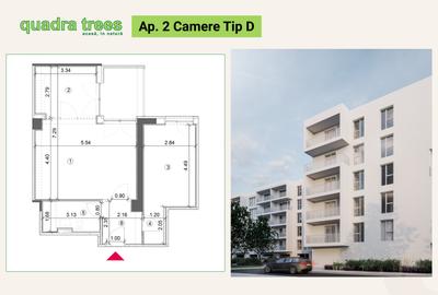 Apartament cu 2 camere în Drumul Taberei