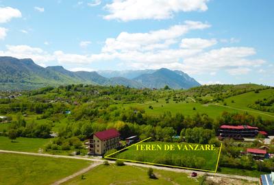 Teren superb in Bran cu parau in spatele lui - 2