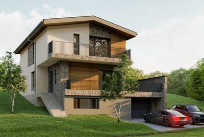 Casa spatioasa 220mp, 550mp teren, Chinteni - 3