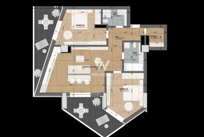Apartament 3 camere PREMIUM în Evolution - 36
