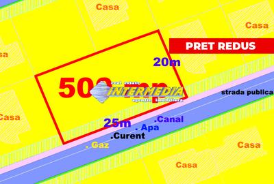 Teren intravilan 500mp, zona Alba Micesti, cu utilitati - 1