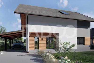 Casa individuala de vanzare cu teren generos- predare la alb - 6