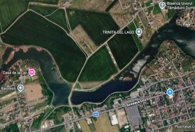 Teren intravilan 5.000 mp – Balotești - deschidere și ieșire la lac - 1