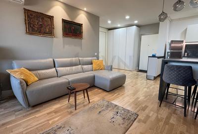 Apartament cu 2 camere semidecomandat, mobilat în Barbu Văcărescu