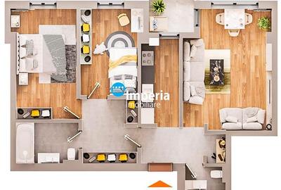 Proiect Deosebit, Apartament 3 camere D, 2 bai, zona Dacia- Pacurari - 10