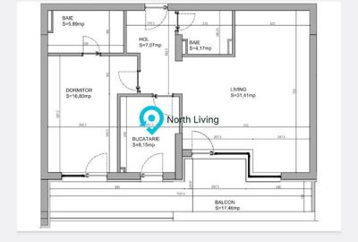 Apartament 2 camere de vanzare Baneasa - 21