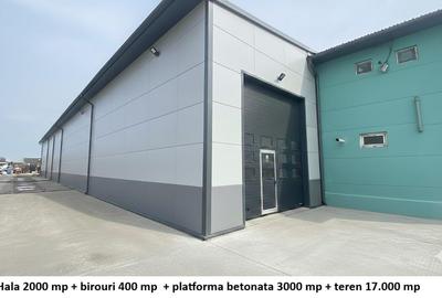Hala + Cladire birouri + teren 17000mp + 3000 beton, toate utilitatile - 2