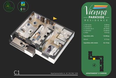 Apartament Berceni - 2 camere de vanzare, eficient energetic, Sector 4 - 8