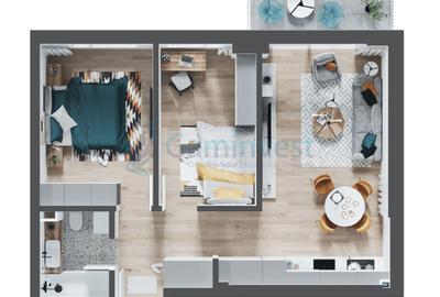 Apartament nou finisat 3 camere bloc nou Calea Aradului, Oradea - 2